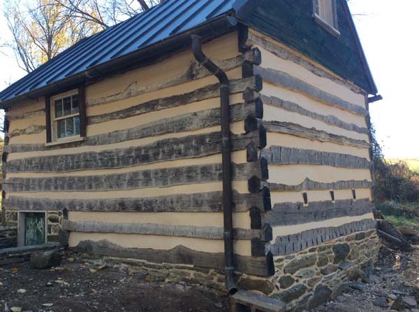 stone foundation rebuild